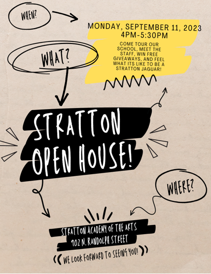 Stratton Open House Flyer