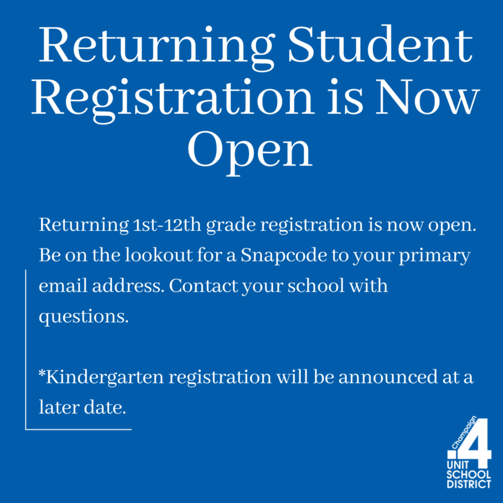 Returning Student Registration